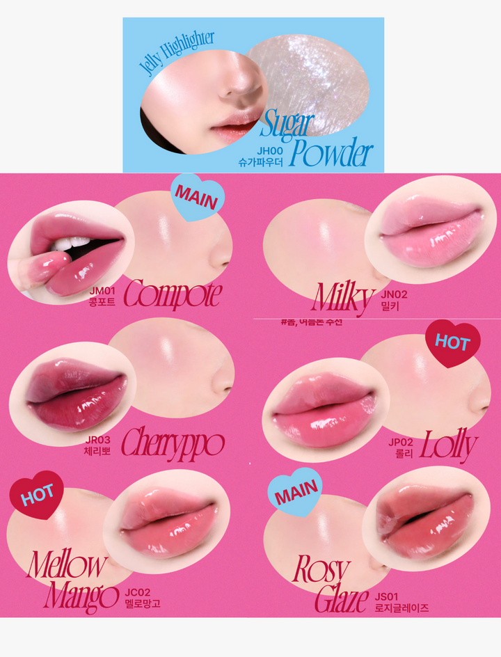 Lip & Cheek Glowy Jelly Pot + Llavero