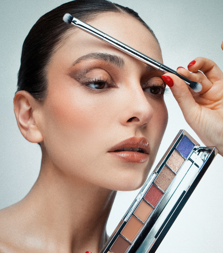 Paleta la mil sombras - 8 tonos + 1 brocha doble