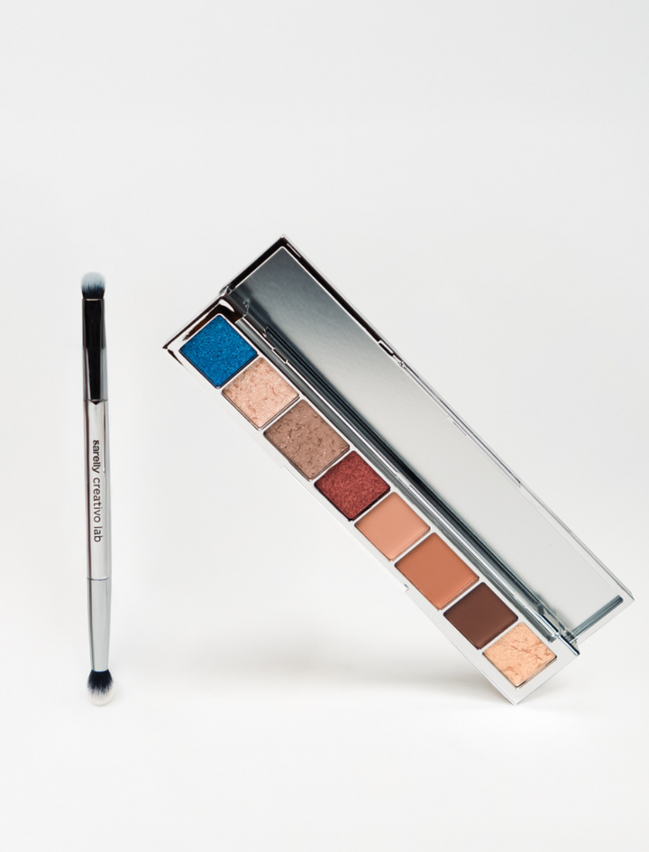 Paleta la mil sombras - 8 tonos + 1 brocha doble