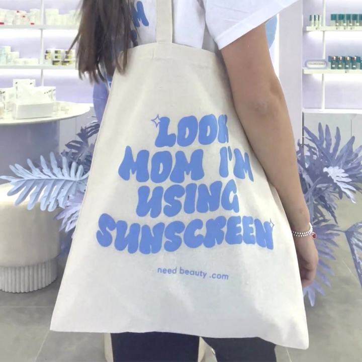 Tote Bag Edición Limitada - Look Mom I'm Using Sunscreen