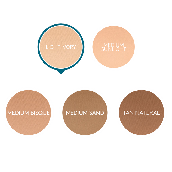 Natural finish pressed foundation SPF 20