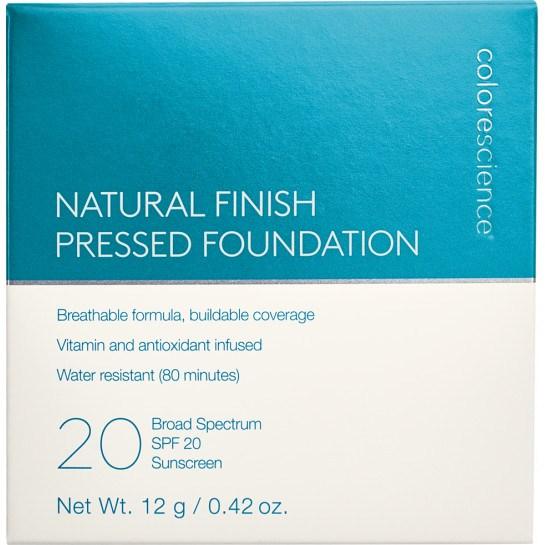 Natural finish pressed foundation SPF 20