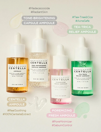 Madagascar Centella Ampoule Kit (4 mini sueros)