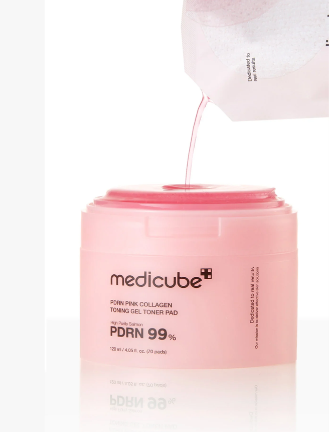 PDRN Pink Collagen Gel Toner Pad