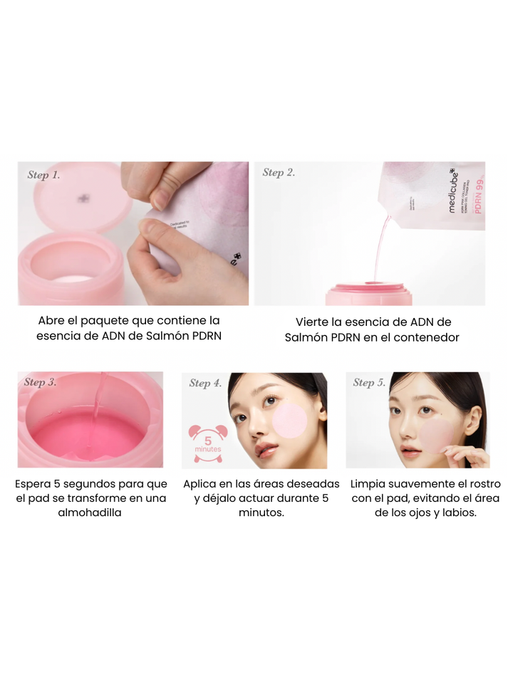 PDRN Pink Collagen Gel Toner Pad