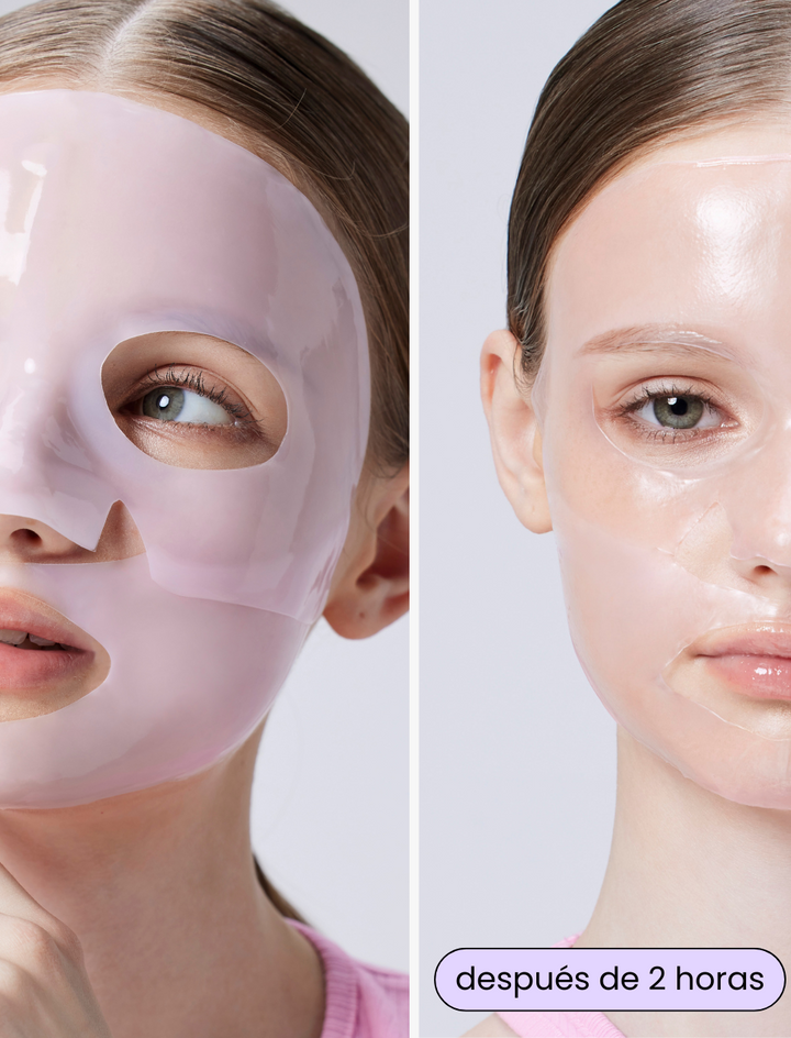 The Peptide Collagen Lifting Glow Hydrogel Mask Kit (3 mascarillas)