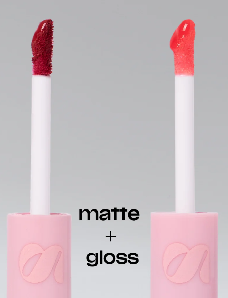 Labial Matte + Gloss Rojo con Estuche de piel vegana