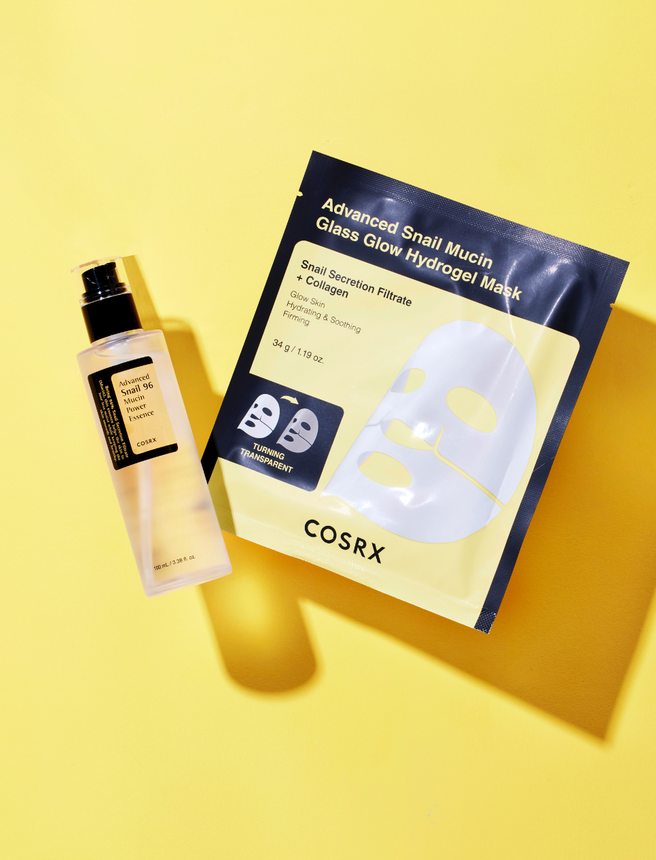 Snail Mucin Hydrogel Mask + Essence Kit (3 mascarillas + esencia)