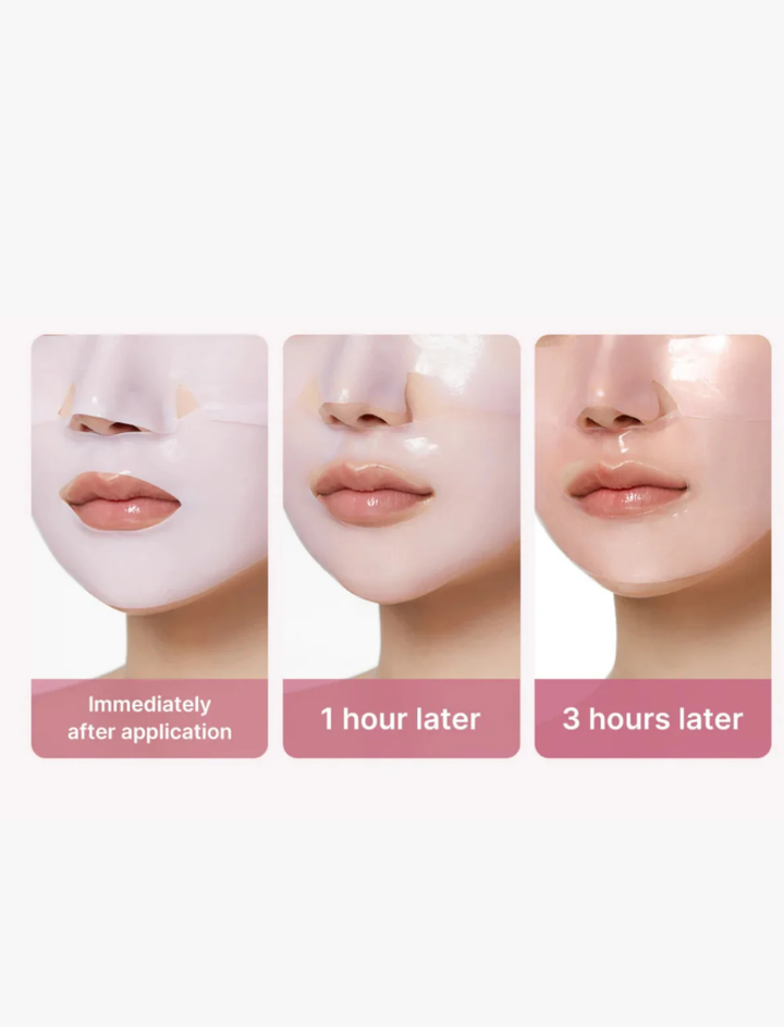 PDRN Pink Collagen Gel Mask - 4 Mascarillas