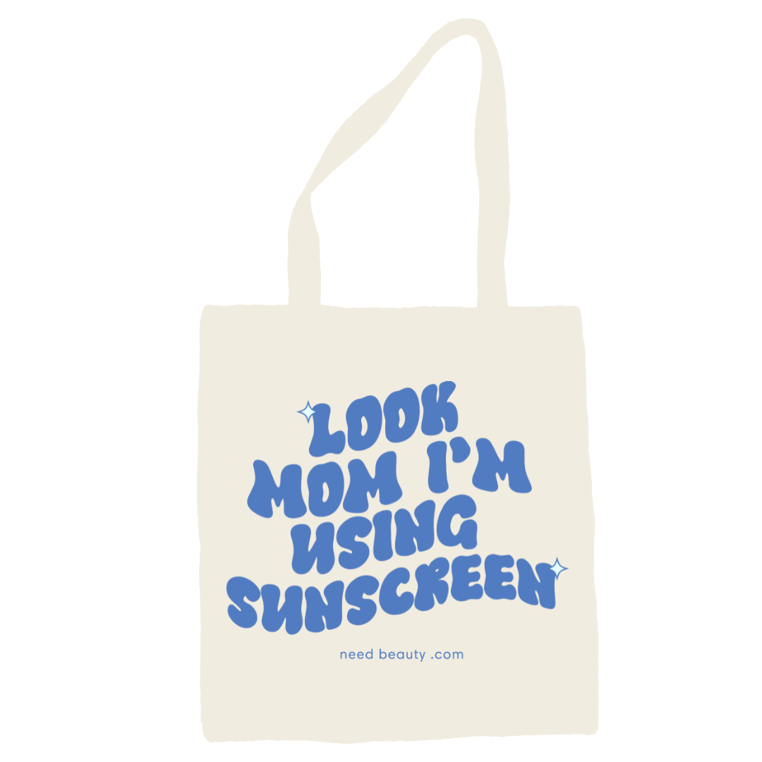 Tote Bag Edición Limitada - Look Mom I'm Using Sunscreen