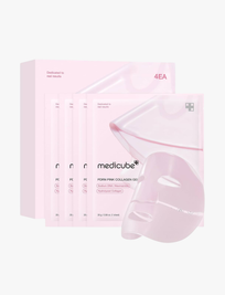 PDRN Pink Collagen Gel Mask - 4 Mascarillas