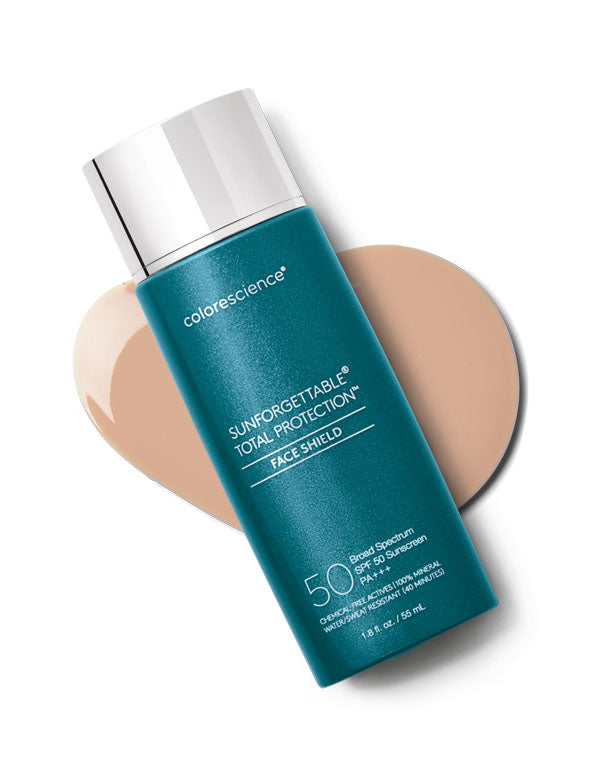 Face Shield Classic SPF 50 con Color - Sunforgettable Total Protection